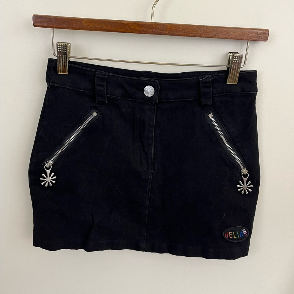 Delia’s by Dolls Kill Black Mini Skirt